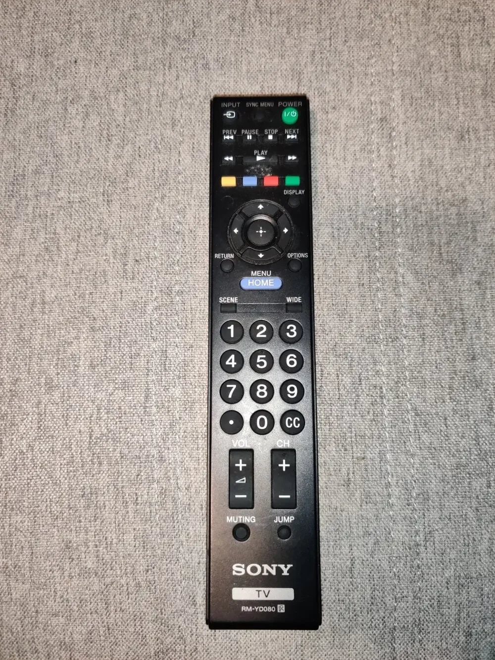Sony OEM TV Remote Control RM-YD080 for KDL-42EX440 -46BX450 -46BX451